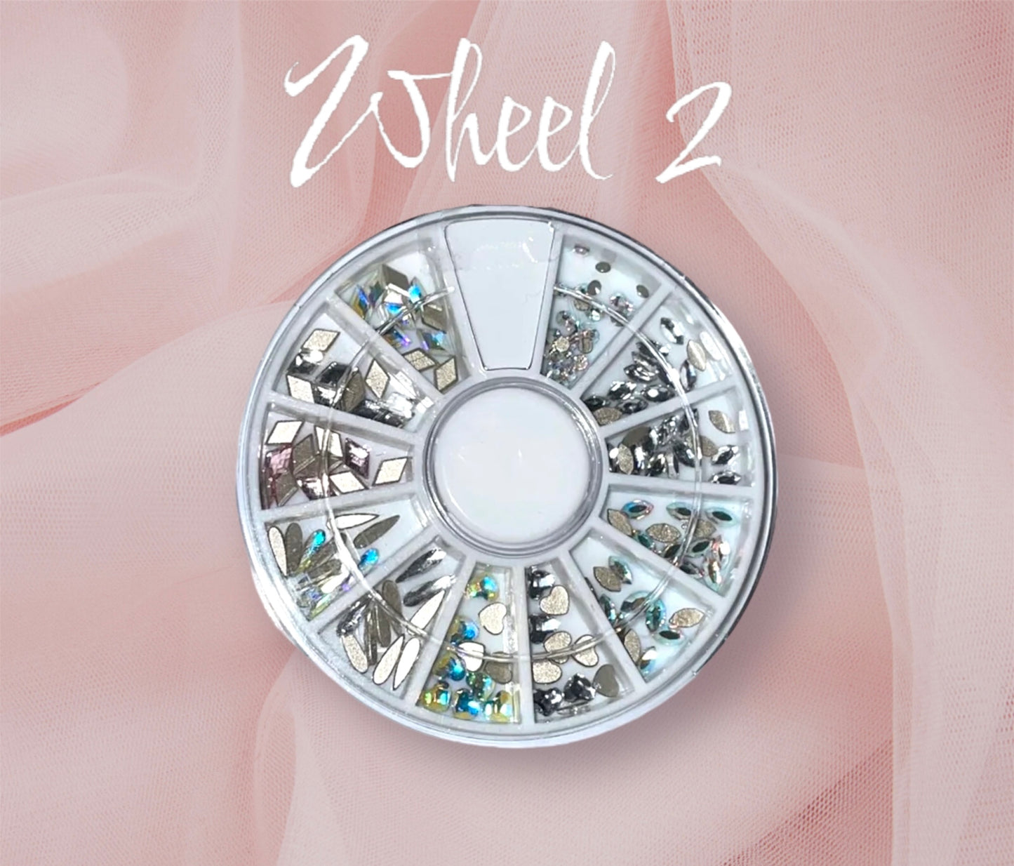 4 Pack Assorted Advanced Crystal Swarovski Mini Tooth Gem Tray - Specialty Tooth Gems (Lead Free)