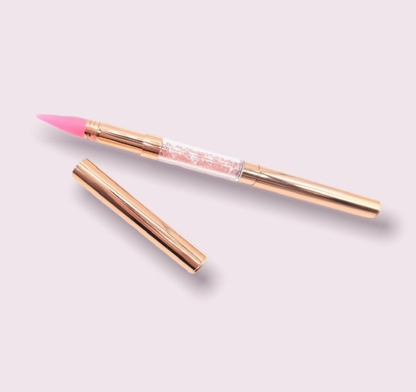 Double Sided Tooth Gem Crystal Pen Picker