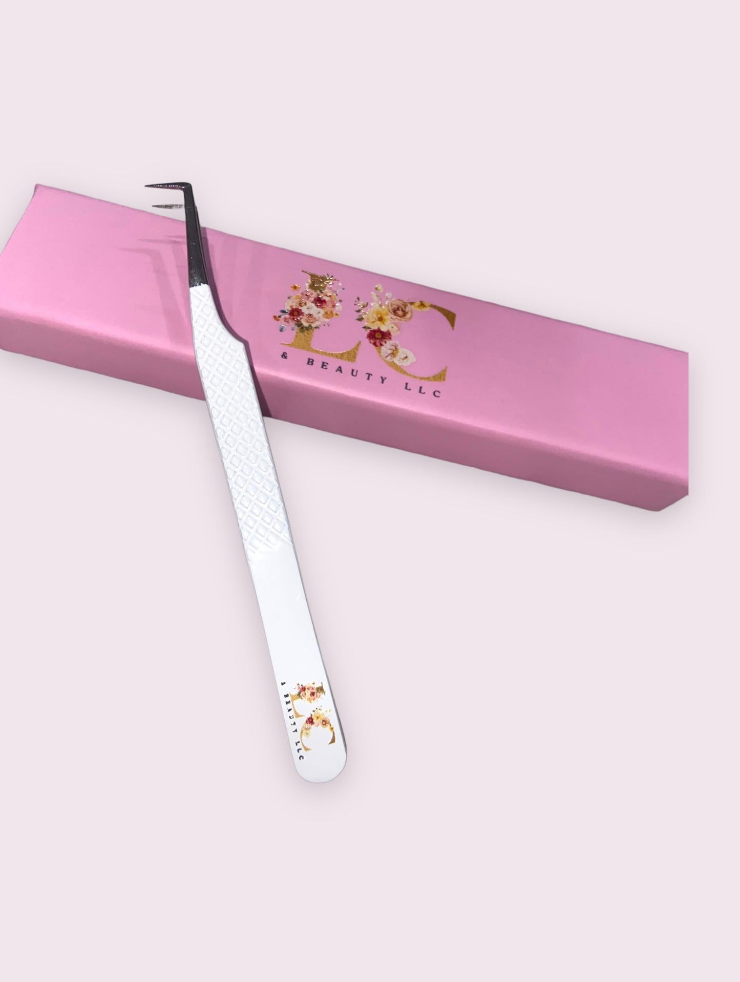 Professional Eyelash Extension Fiber Tip Volume “Glam Babe” Tweezers