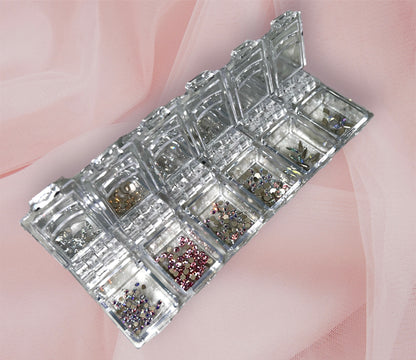 440 Assorted Advanced Crystal Swarovski Tooth Gem Box (Lead Free)