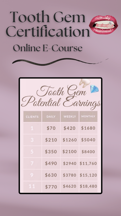 Online Tooth Gem Audible E-Course Certification