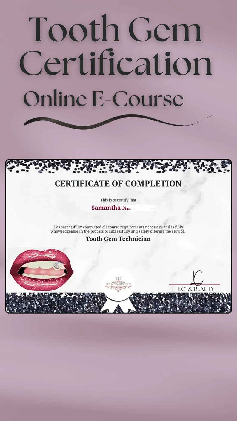 Online Tooth Gem Audible E-Course Certification