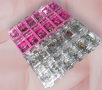 440 Assorted Advanced Crystal Swarovski Tooth Gem Box (Lead Free)