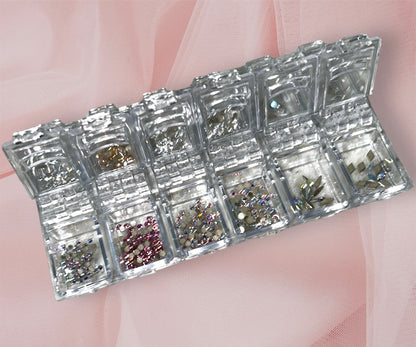 440 Assorted Advanced Crystal Swarovski Tooth Gem Box (Lead Free)