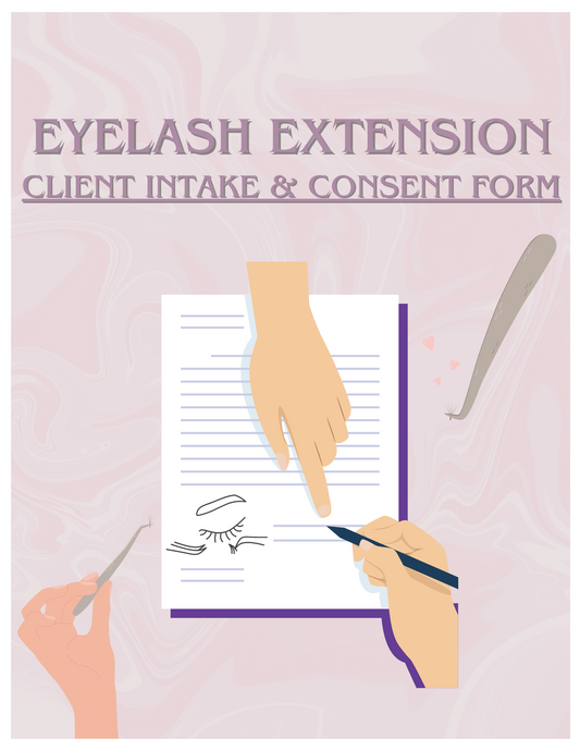 Eyelash Extension Client Intake & Consent Form