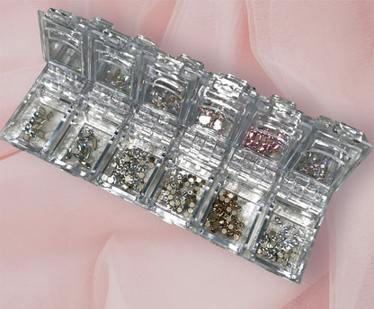 440 Assorted Advanced Crystal Swarovski Tooth Gem Box (Lead Free)