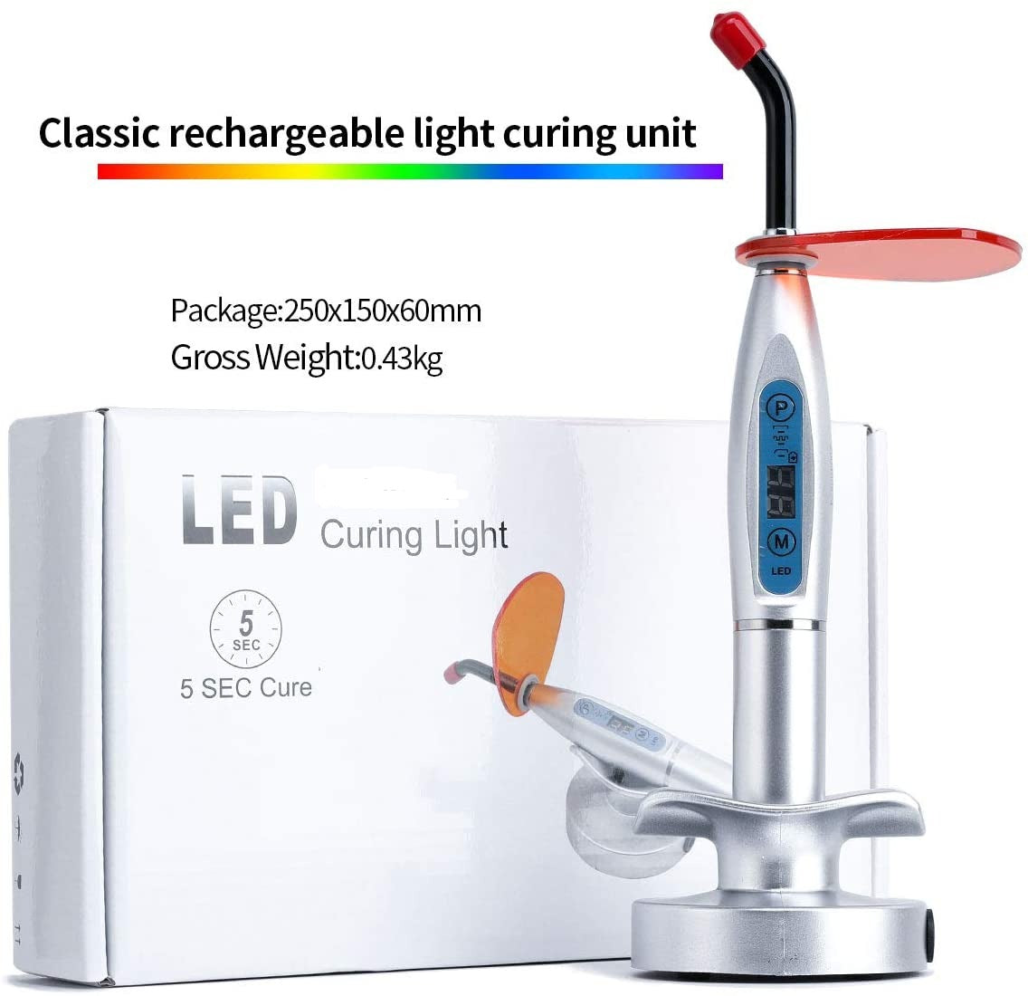 LED Tooth Gem Cure Light