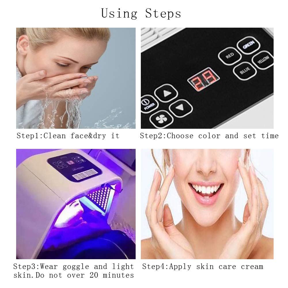BB Glow LED Face & Neck Light Therapy Lamp