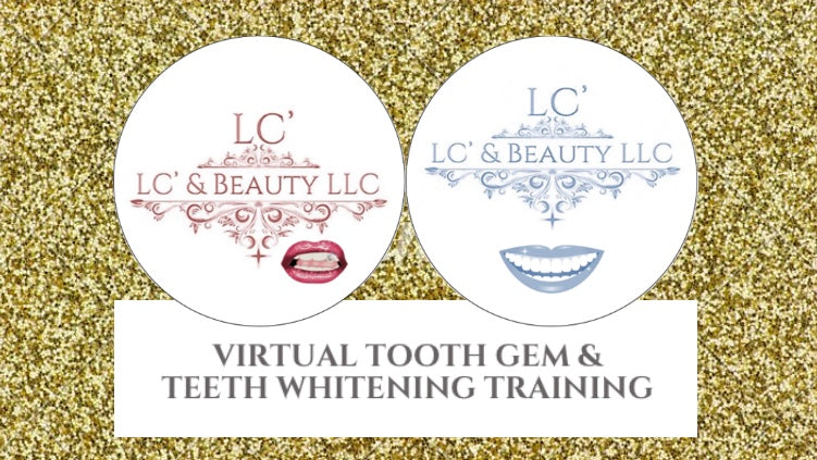 Virtual Tooth Gem & Teeth Whitening Combo Training w/ Both Starter Kits & Whitening Lamp