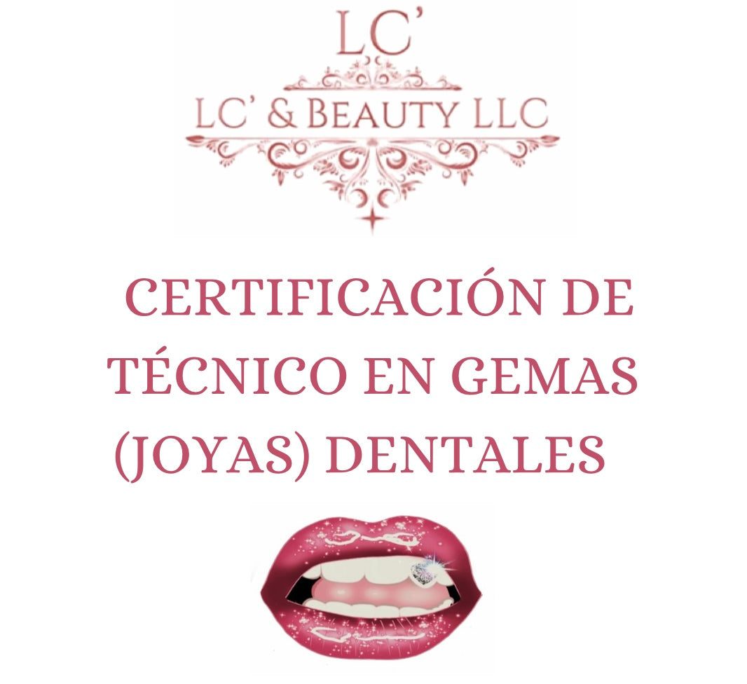 Certificación Del Curso Electrónico Sobre Gemas / Joyas Dentales En Línea