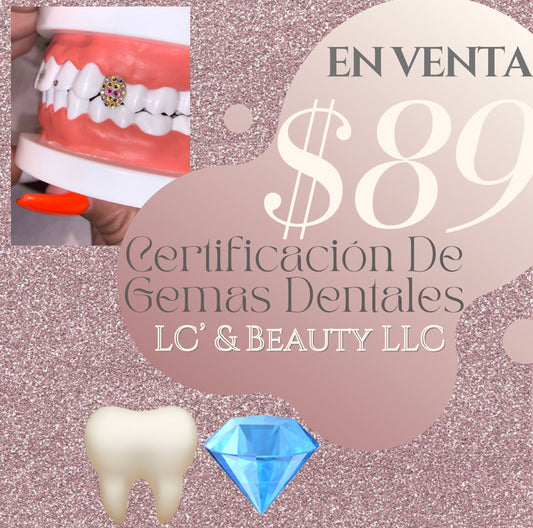 Certificación Del Curso Electrónico Sobre Gemas / Joyas Dentales En Línea