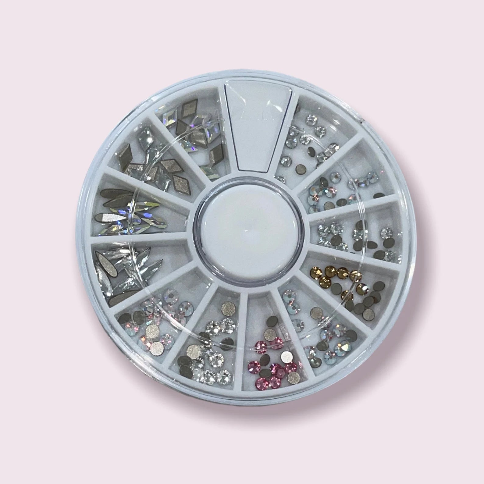 150 Assorted Advanced Crystal Swarovski Mini Tooth Gem Tray (Lead Free ...
