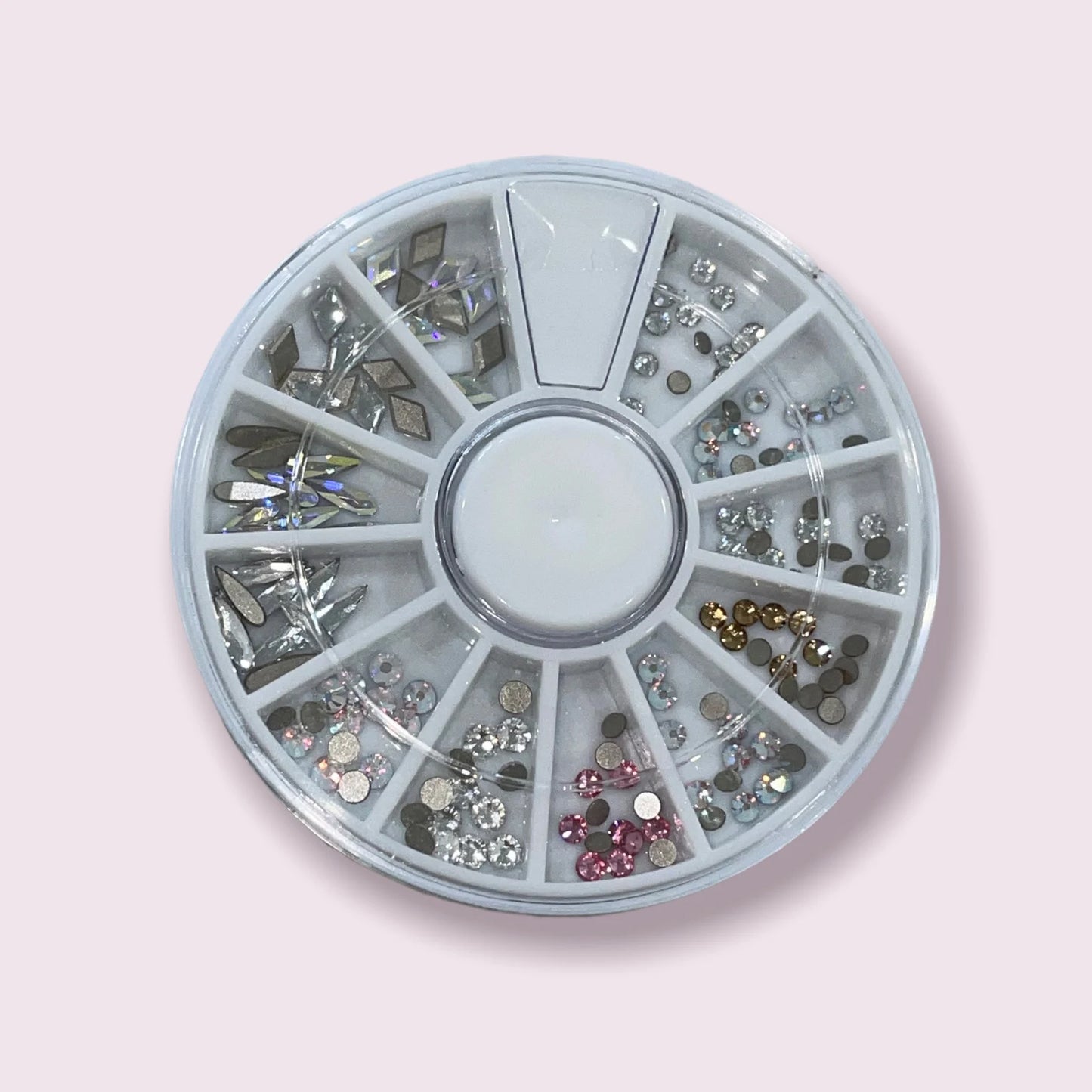 150 Assorted Advanced Crystal Swarovski Mini Tooth Gem Tray (Lead Free)